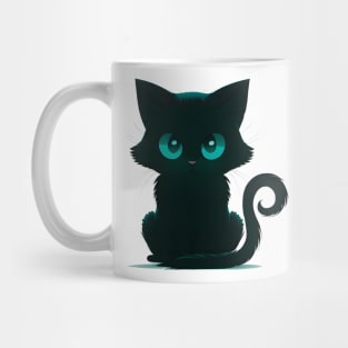 Tiffany Cat | Angry cartoon kitten | Chantilly breed Mug